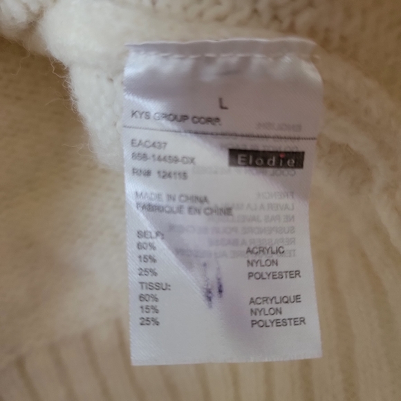 Large cream Elodie sweater - Picture 3 of 4